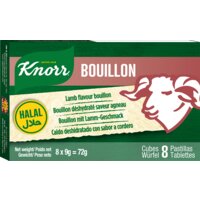Een afbeelding van Knorr Bouillonblokjes lam halal