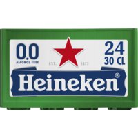 Een afbeelding van Heineken Premium pilsener 0.0 krat
