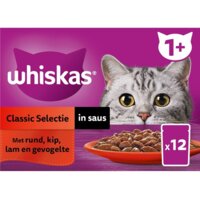 Een afbeelding van Whiskas 1+ Classic selectie in saus
