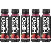 Een afbeelding van HiPRO Protein drink framboos aardbei 5-pakket