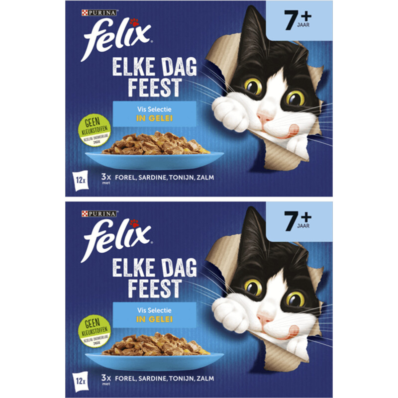 Een afbeelding van Felix Elke Dag Feest Senior Vis 2-pack