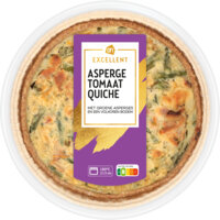 Een afbeelding van AH Excellent Asperge tomaat quiche