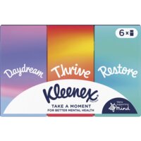 Een afbeelding van Kleenex Take a moment zakdoekjes 6-pack