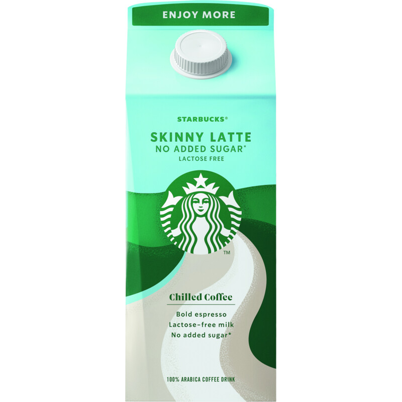 Starbucks Skinny latte lactose free bestellen Albert Heijn
