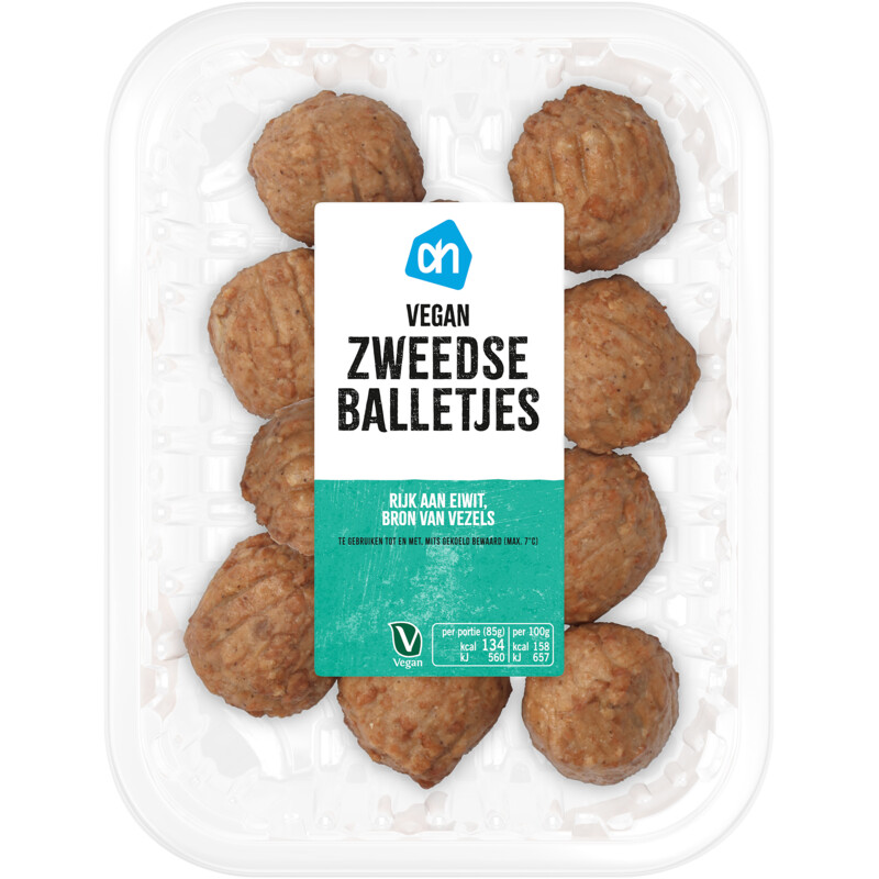 Een afbeelding van AH Vegan Zweedse balletjes