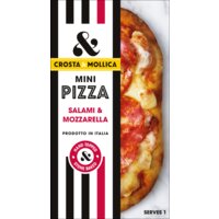 Een afbeelding van Crosta & Mollica Mini pizza salami & mozzarella