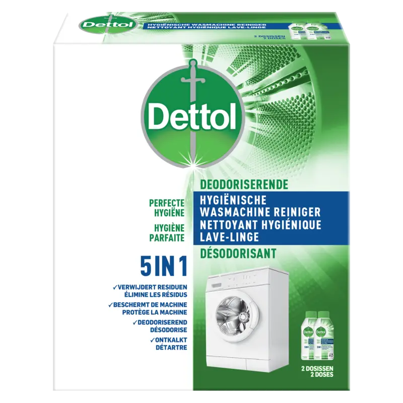 Dettol Wasmachine reiniger duo