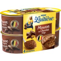 Een afbeelding van La Laitiere Mousse met chocolade BEL