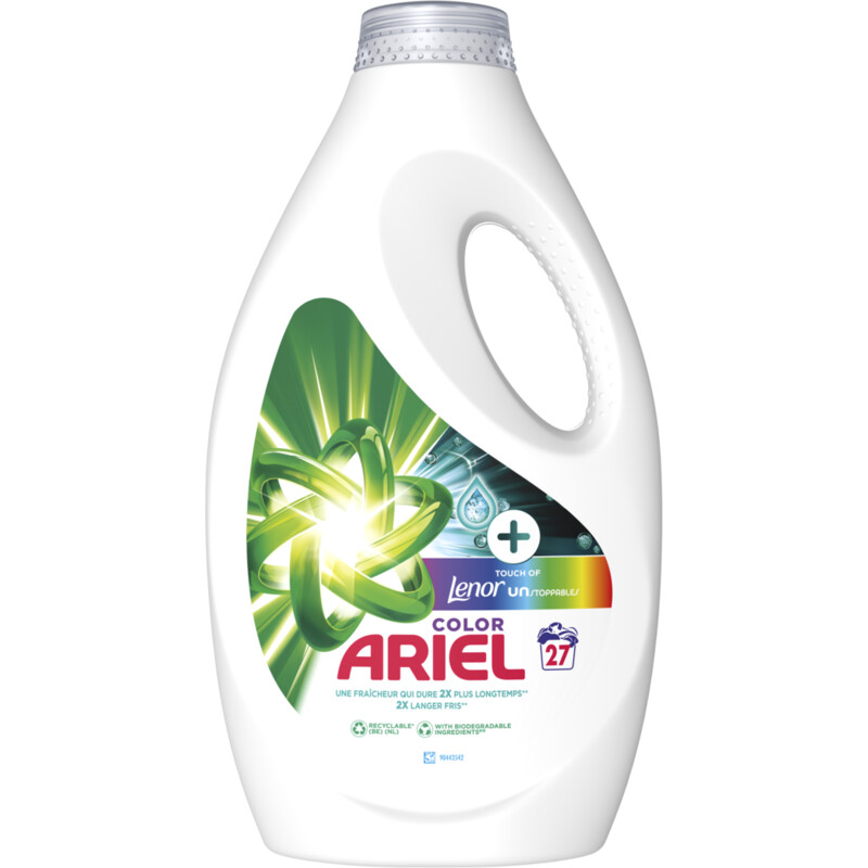 Een afbeelding van Ariel Color+ touch of lenor wasmiddel