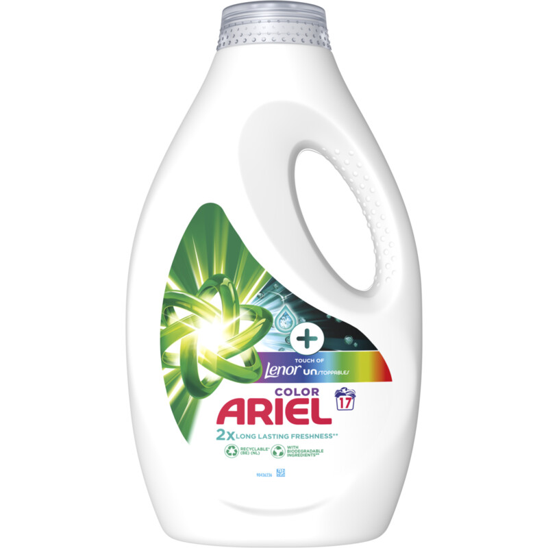 Een afbeelding van Ariel Color+ touch of lenor wasmiddel
