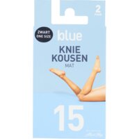 Afbeelding van Blue Kniekousen mat zwart 15 denier