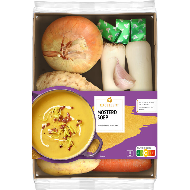 Een afbeelding van AH Excellent Mosterdsoep verspakket