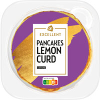 Een afbeelding van AH Excellent Pancakes lemon curd