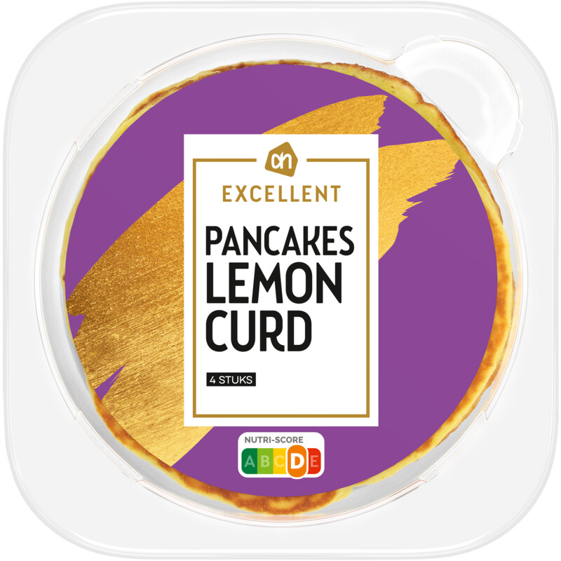 Een afbeelding van AH Excellent Pancakes lemon curd