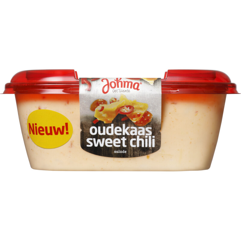 Een afbeelding van Johma Oudekaas sweetchilisalade