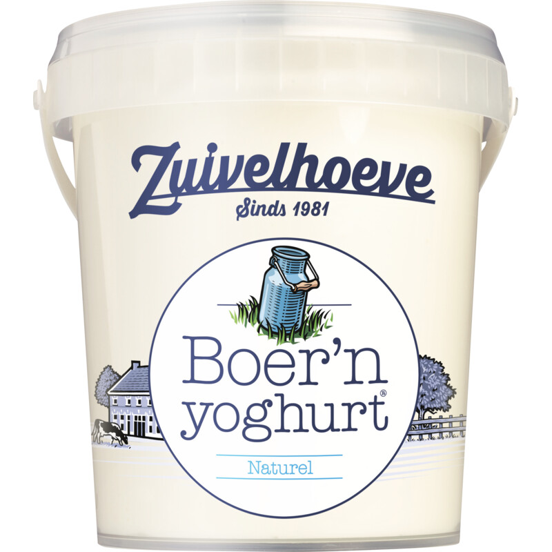 Een afbeelding van Zuivelhoeve Boer'n yoghurt naturel