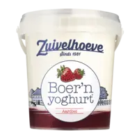 Zuivelhoeve Boer'n yoghurt aardbei