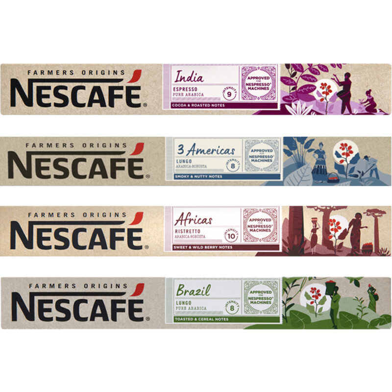 Een afbeelding van Nescafé Farmers Origins pakket