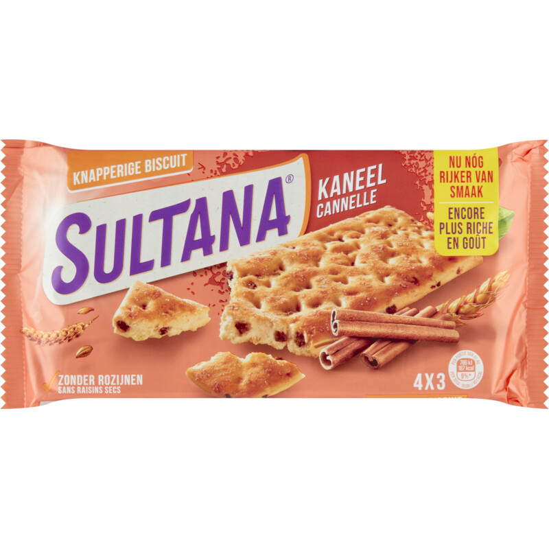 Een afbeelding van Sultana Knapperige biscuit kaneel