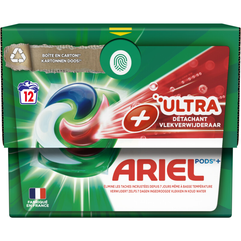 Een afbeelding van Ariel Pods+ ultra vlekverwijderaar