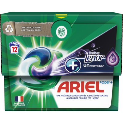 Ariel All-in-1 Pods Unstoppables + Lenor 27 Lavages