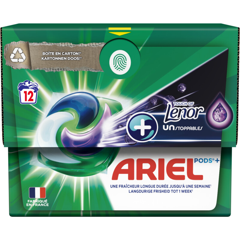 Een afbeelding van Ariel Pods+ touch of lenor unstoppables