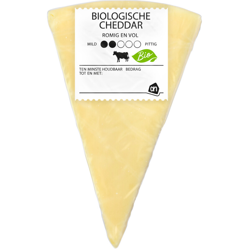Een afbeelding van AH Biologisch Cheddar 48+