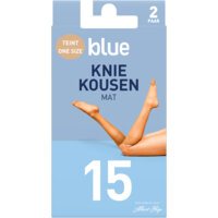 Afbeelding van Blue Kniekous zijdeglans teint 15 denier