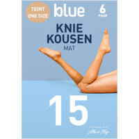 Afbeelding van Blue Kniekous zijdeglans teint 15 denier