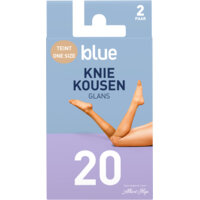 Afbeelding van Blue Kniekousen glans teint 20 denier