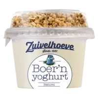 Zuivelhoeve Boer'n yoghurt naturel & muesli