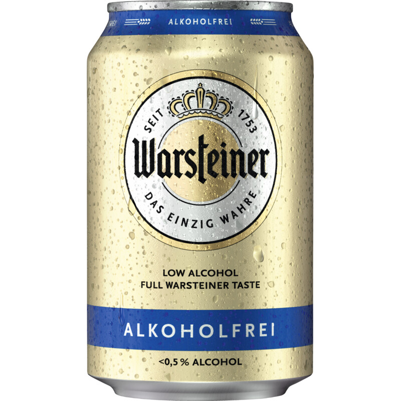 Een afbeelding van Warsteiner Alkoholfrei
