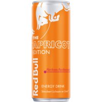 Een afbeelding van Red Bull Energy drink abrikoos-aardbei