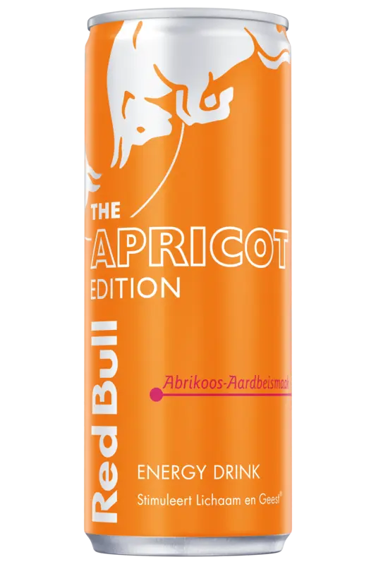 Energy drink abrikoos-aardbei