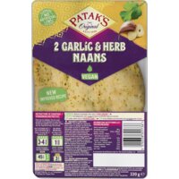 Een afbeelding van Patak's Naan garlic & coriander