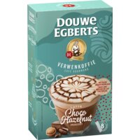 Een afbeelding van Douwe Egberts Verwenkoffie latte choco hazelnut