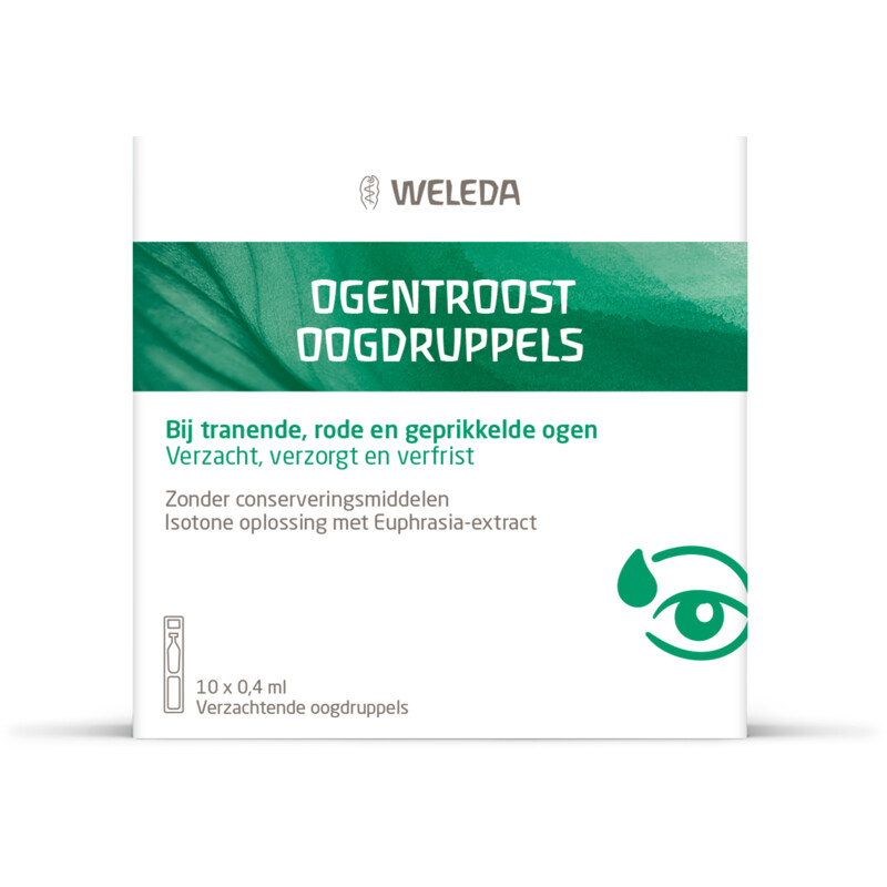Een afbeelding van Weleda Ogentroost oogdruppels ampullen 10x0,4ml