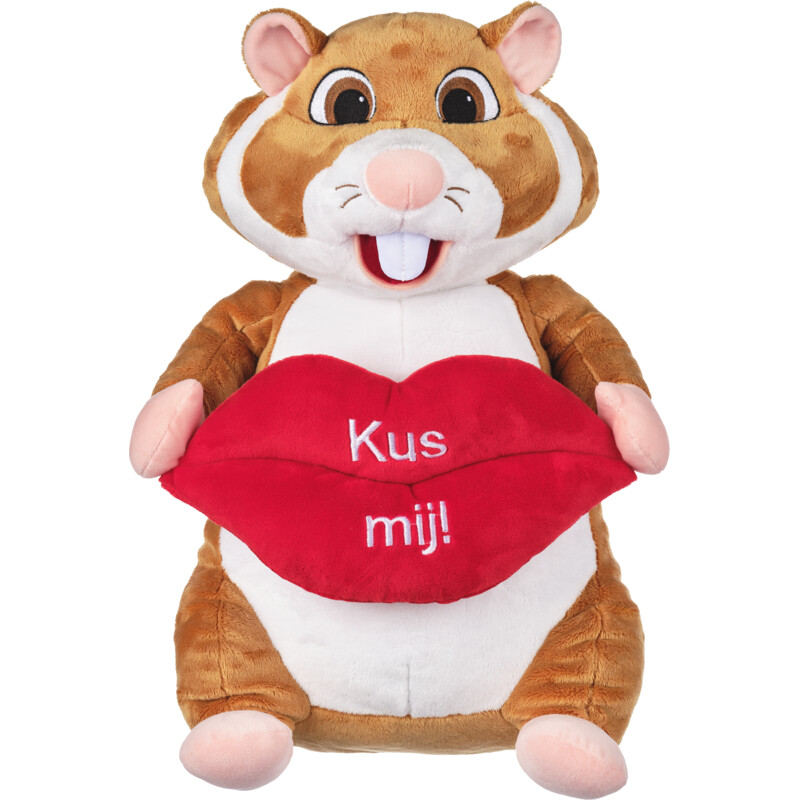 Een afbeelding van AH Valentijn hamster lippen 40cm
