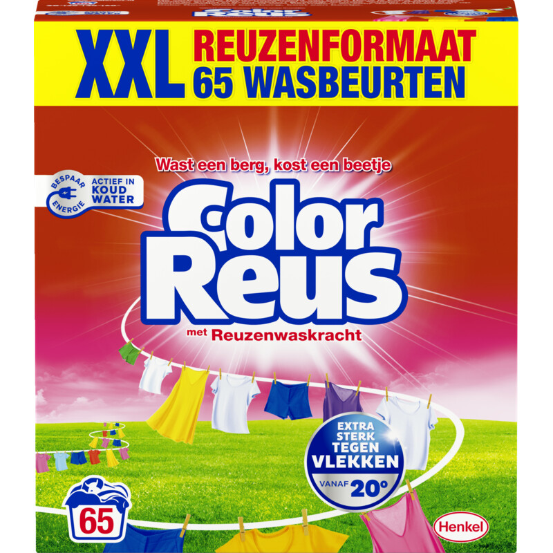 Color Reus Waspoeder wasmiddel kleur