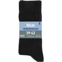 Afbeelding van Blue Herensokken zwart maat 39-42