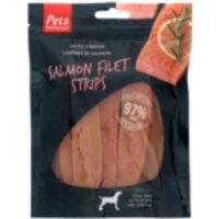 Een afbeelding van Pets Unlimited Salmon filet strips