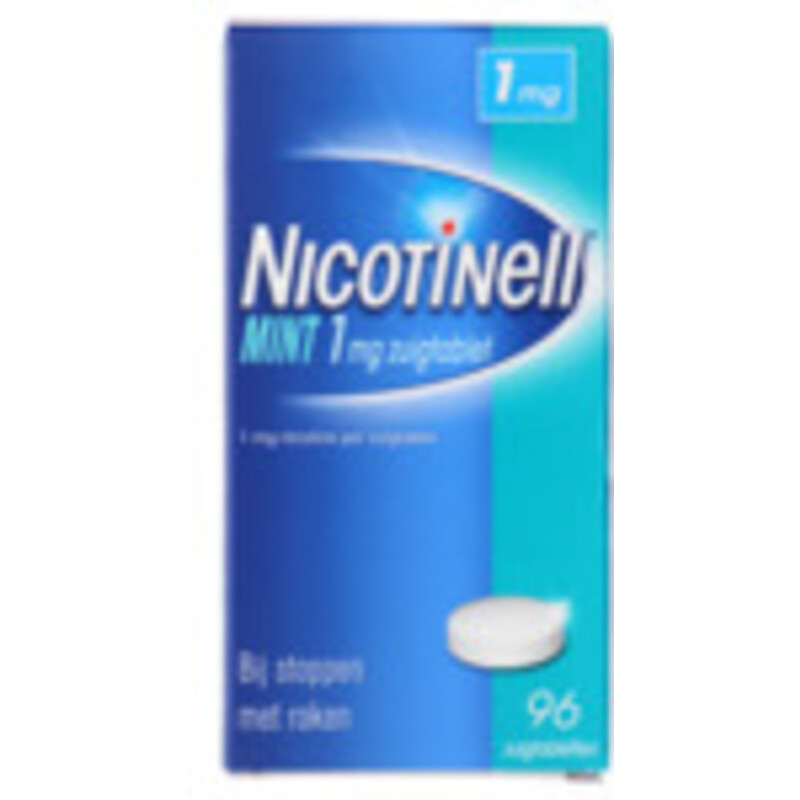 Een afbeelding van Nicotinell Mint zuigtablet 1mg stoppen met roken