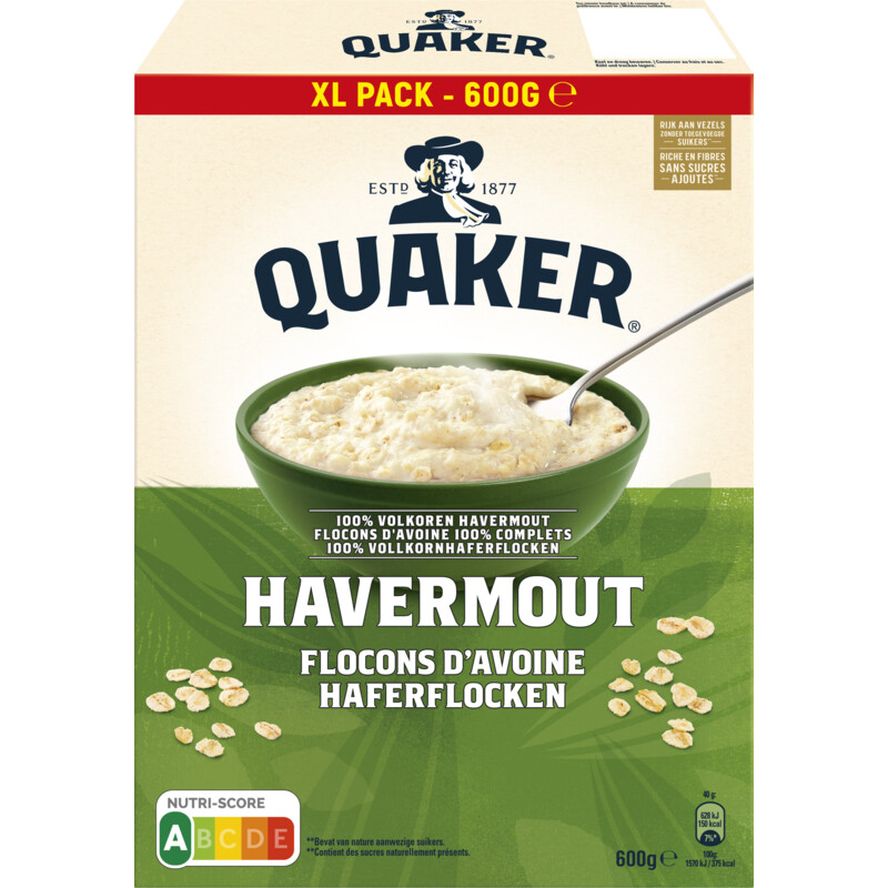 Een afbeelding van Quaker Havermout voordeelverpakking