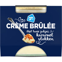 Een afbeelding van AH Crème brulée met karamel vlokken