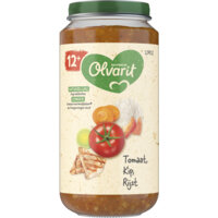 Een afbeelding van Olvarit 12+ mnd tomaat kip rijst