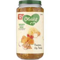 Een afbeelding van Olvarit 12+ mnd pompoen kip pasta