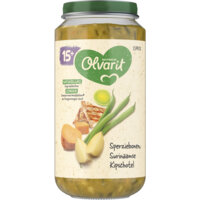 Olvarit Sperziebonen surinaamse kipschotel 15m+