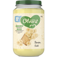 Een afbeelding van Olvarit 8+ mnd banaan koek