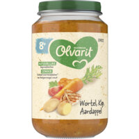 Een afbeelding van Olvarit 8+ mnd wortel kip aardappel