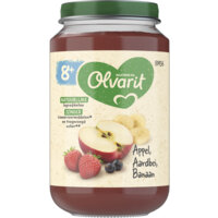 Een afbeelding van Olvarit 8+ mnd appel aardbei banaan